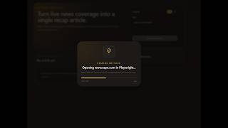 Turn News Overload Into Clear Insights in Seconds - AI Web Recap (Live Demo)