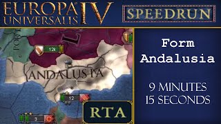 [WR] Andalusia formed in less than 10 minutes! - EU4 RTA NS5 Speedrun