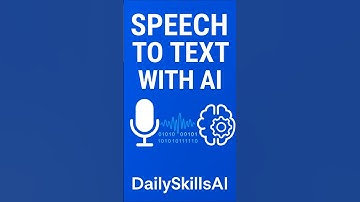 How To Convert Speech to Text Effortlessly with  AI (Free and Fast) #dailyskillsai #shorts