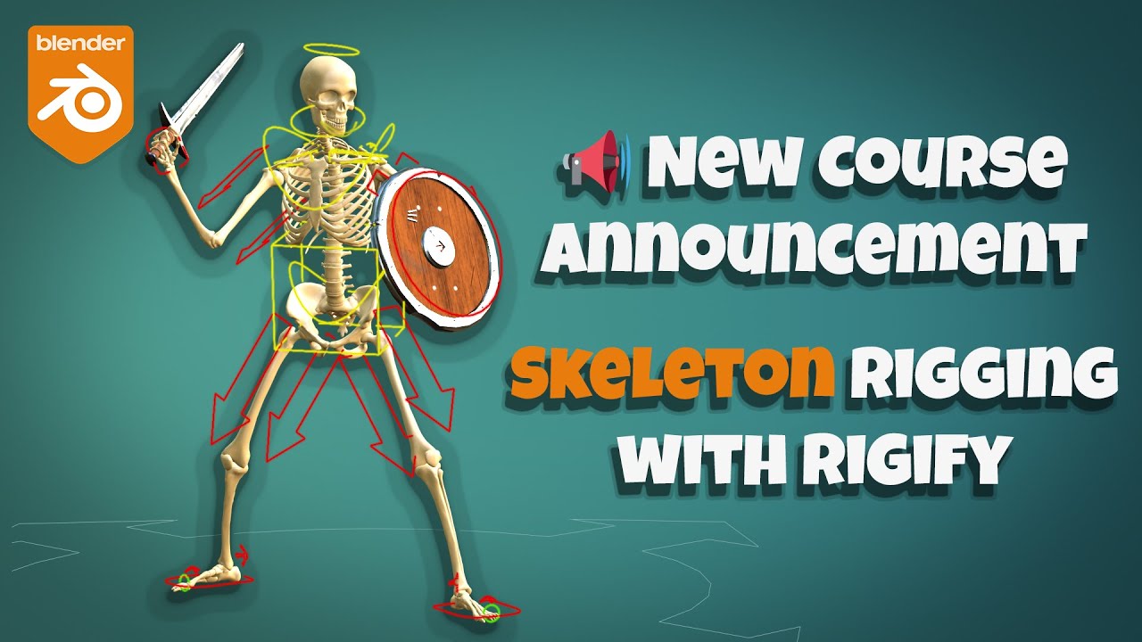 CGDive - Rig a Skeleton with Blender and Rigify 2
