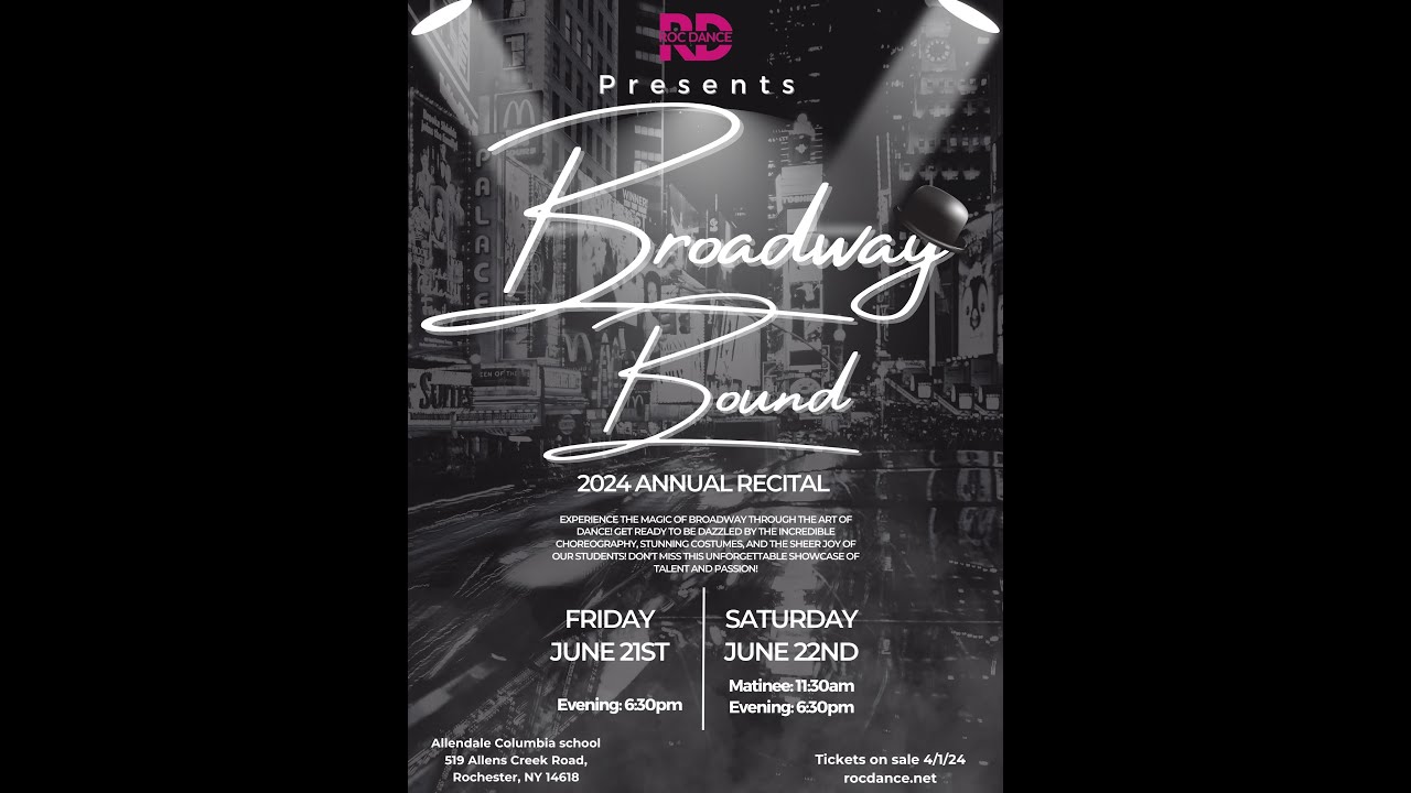 Roc Dance Recital Guide 2024 - YouTube