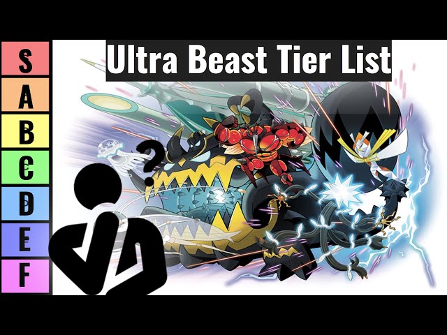 Create a ultra beasts Tier List - TierMaker
