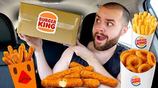 Burger King sent me a MYSTERY BOX + Mukbang while we unbox it!