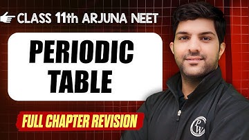 Classification of Elements : COMPLETE Chapter in 1 Video || Quick Revision || Class 11th Arjuna NEET