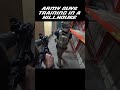 army guys training in a killhouse #airsoft #airsoftcqb #warzone #paintballfit #paintball #gaming