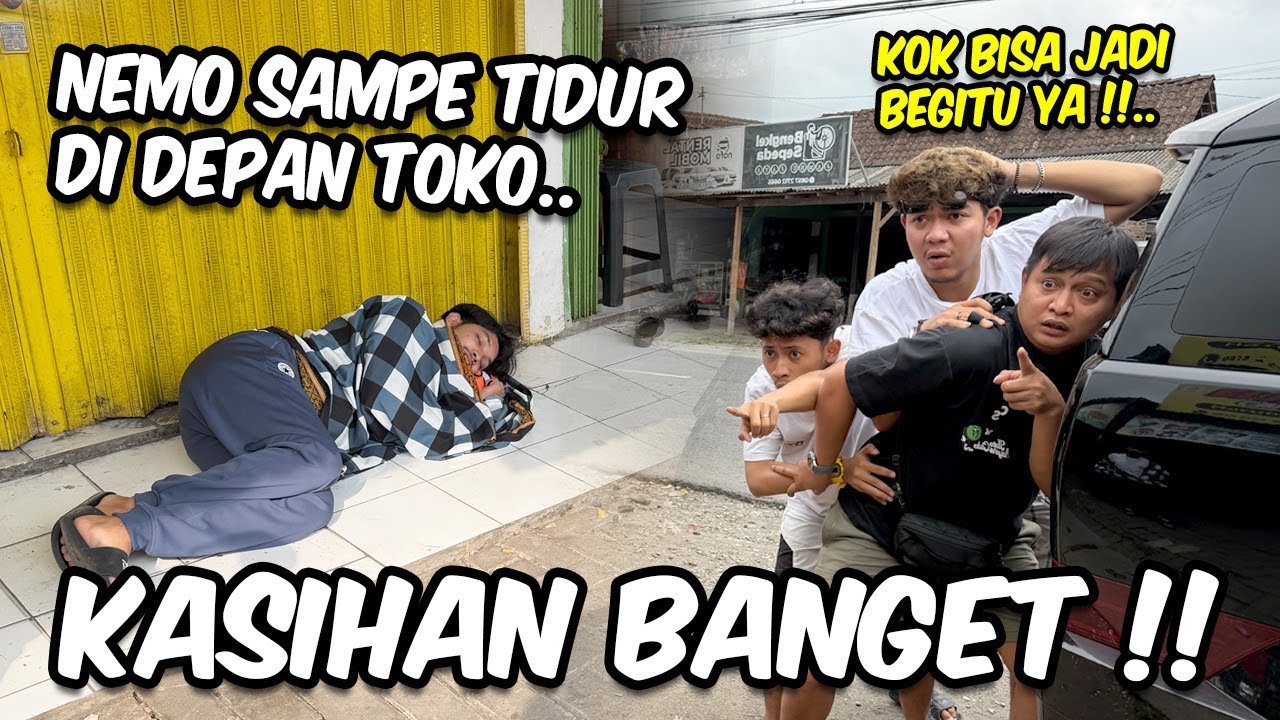 ALASAN NEMO PILIH TIDUR DI EMPERAN TOKO !! Sumpah kasihan banget liatnya..