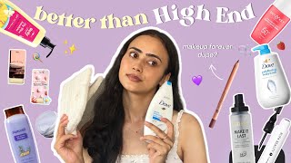 10 times these BEAT the *High End* ✨haircare, bodycare & makeup that perform EXPENSIVE 💅