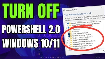 How to Disable PowerShell 2.0 in Windows for Enhanced Security