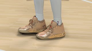 NBA 2K24 New Gen Shoe Creator Puma MB.01 Golden Child