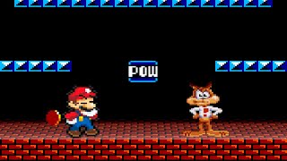 Mugen Super Better Mario Me Vs Bubsy Fourthrhyme, Ai Patched