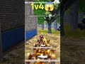 BGMI GAMEPLAY 1v4😱
