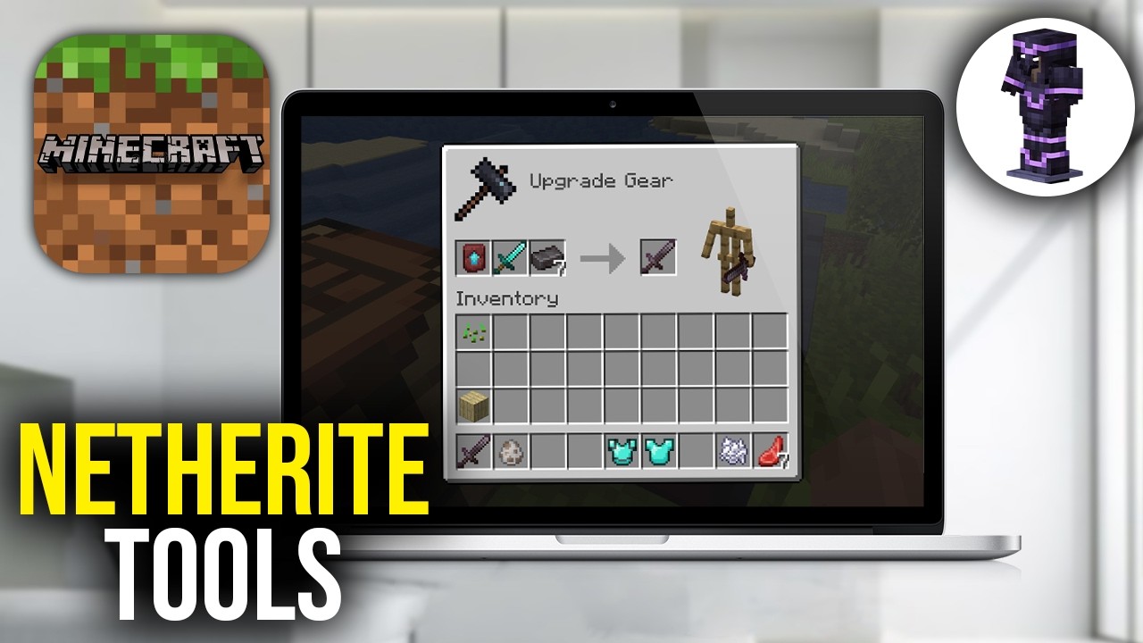 How To Make Netherite Tools & Armor In Minecraft - YouTube