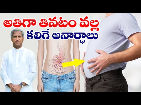 అతిగా తినడం వల్ల  కలిగే అనర్ధాలు | What happens when you Overeat | Dr Manthena Satyanarayana Raju