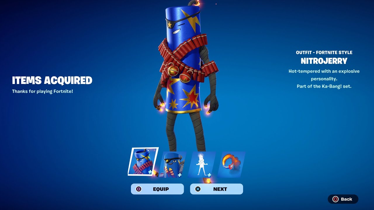 How To Get Nitrojerry Skin & Short Fuse Emote for FREE In Fortnite! (Unlocked Nitrojerry Bundle)