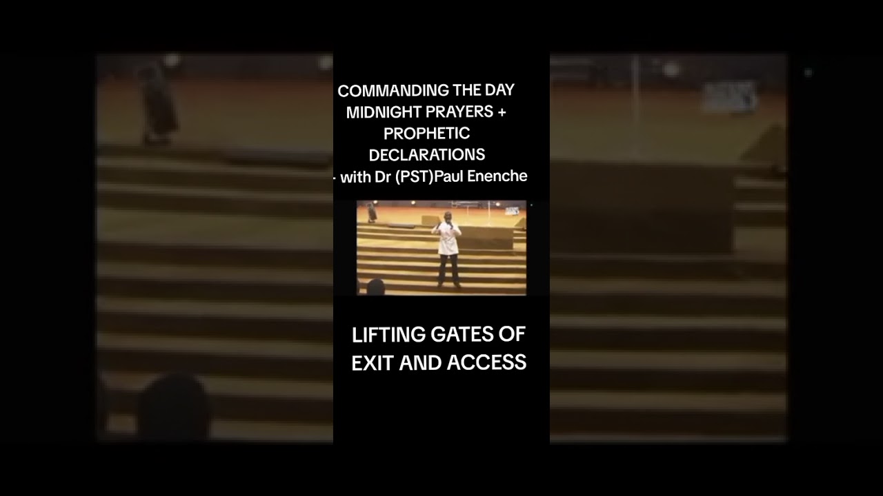 COMMANDING THE DAY MIDNIGHT PRAYERS || PROPHETIC DECLARATIONS -  