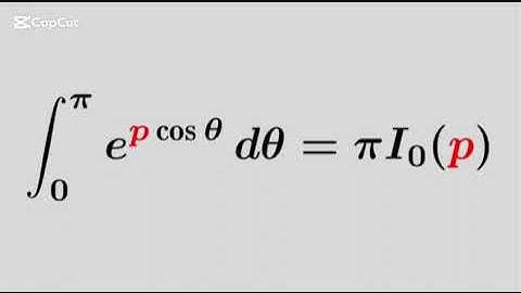 5C11 (1/3) Modified Bessel Function of 1st kind, Contour integral