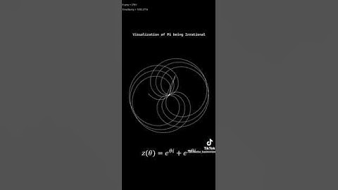 Visualization of Pi being Irrational