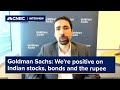 Goldman sachs strategist were positive on indian stocks bonds and the rupee
