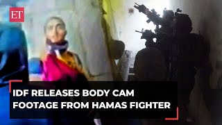 IDF releases Hamas fighter's body cam footage, moments before Israeli soldiers eliminates him