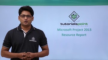 MS Project 2013 - Resource Report