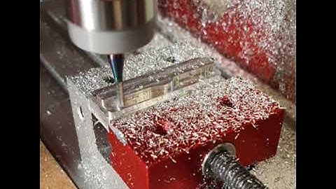 CNC 1419 adaptive milling RC part