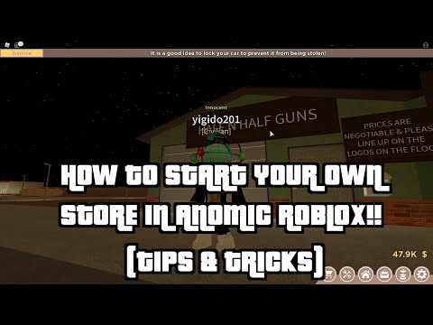 COME StartUp TUO NEGOZIO IN PROPRIO anomic ROBLOX !! (TIPS & TRICKS)