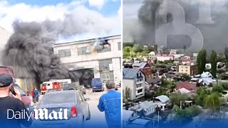 Russian vehicle factory ‘Elmash’ burns down in 3 square kilometre fire in Voronezh by Daily Mail 165,931 views 3 days ago 2 minutes, 2 seconds