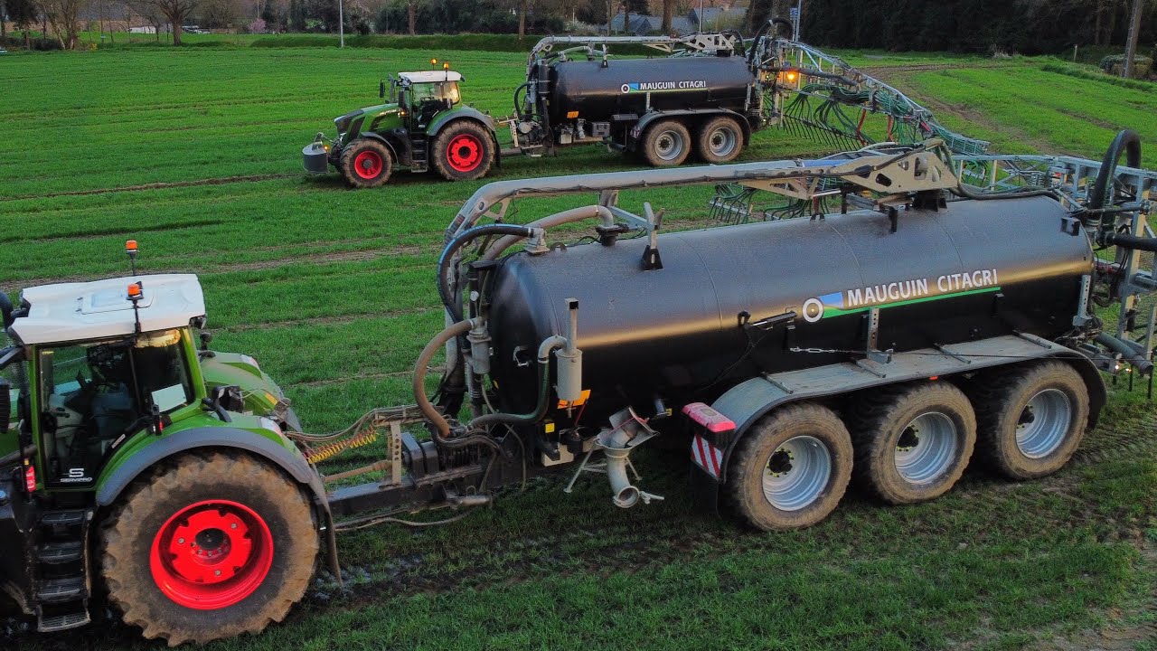 🇫🇷 x2 tonnes aux couleurs uniques chez Mauguin⚫️ - Fendt 936 & Fendt 826 - ETA Le Saulnier 😎