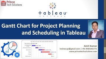 Tableau Tutorial | Gantt Chart for Project Planning & Scheduling in Tableau