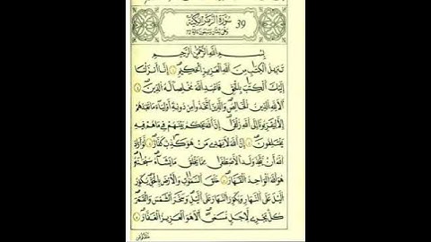 الآية ٣من سورة الزمر