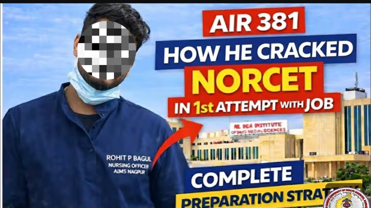 NORCET AIR 381 Success Story | Cracked in First Attempt While Working| Complete Preparation Strategy
