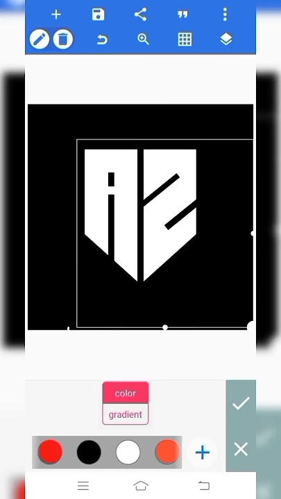 cara membuat logo di pixellab #shorts #logodesign #logodesigntutorial #design #howto