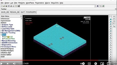 Rigid Pavement Single Slab Analysis on Winkler Foundation in ANSYS APDL
