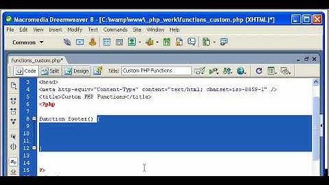 05 PHP Custom Functions Part 1