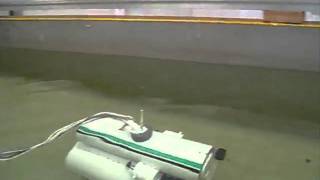 Automated depth control ROV - 2nd test (driving)