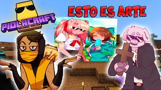 AMILCAR ENSEÑA &quot;ESTO ES ARTE&quot; A KAKY Y VANDAL | MEJORES MOMENTOS PIOLACRAFT 2 | REMITV