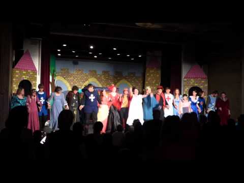 Larimore High School Curtian Call for Spring 2015 Production of Once Upon a Mattress