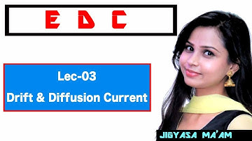 Lec 03 Drift Current and Diffusion Current