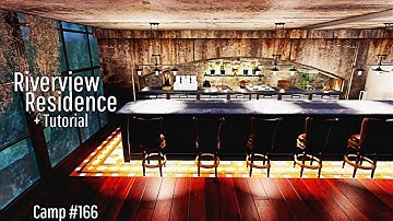 Fallout 76 Camp Build | Riverview Residence + Structure Tutorial | Bridge // Pre-Existing Structure