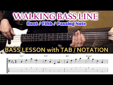 bass-lesson---easy-walking-bass-line-with-tab