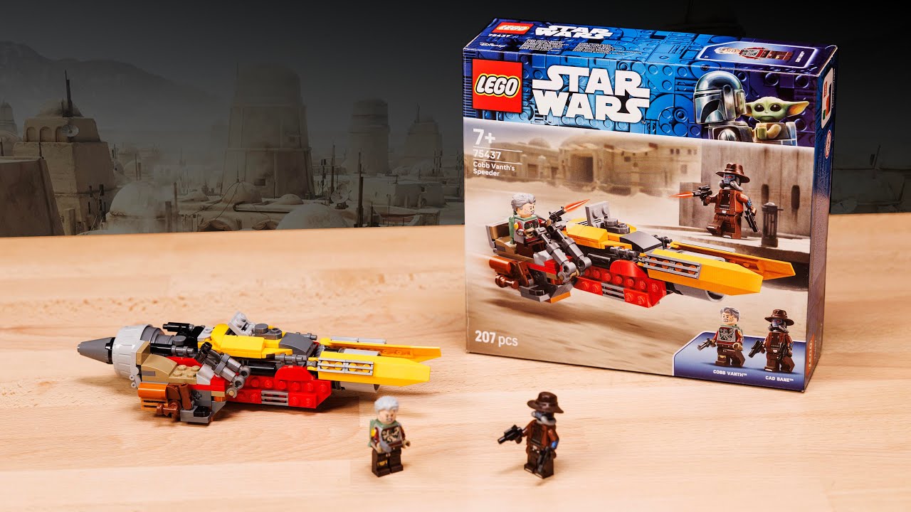 LEGO Star Wars Cobb Vanth's Speeder REVIEW | Set 75437 - YouTube