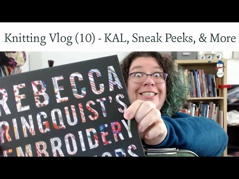 Knitting Vlog (10) - Knit a long, Sneak Peeks, and New Hobbie