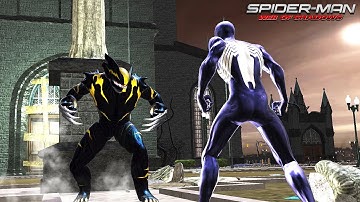 SYMBIOTE SPIDER-MAN VS WOLVERINE - SPIDER-MAN WEB OF SHADOWS GAMEPLAY PC [2023]