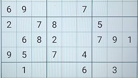 Sudoku Puzzle (2) : 11 / 11 / 2025 