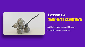 Balloon Animals Twisting for Beginners - 04: How to Make a Mouse