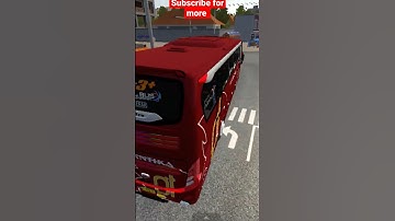 #shorts | Jetbus 3+  non facelift Mod for Bussid | beautiful City | Android game | 3D game | Bus mod