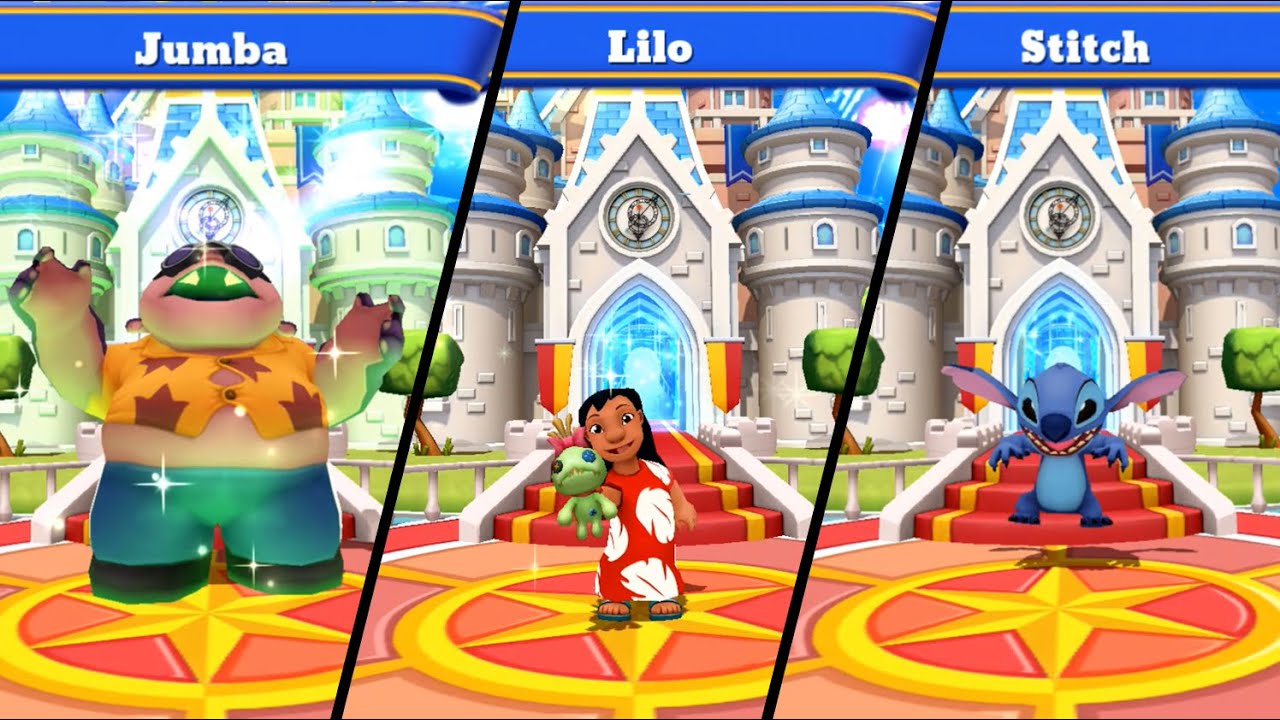 Screens LILO & STITCH CHARACTERS Disney Magic Kingdoms YouTube