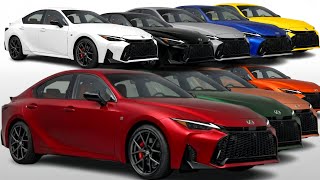New 2026 Lexus Is F Sport - Colors Detailed Comparison What Is Your Favourite?