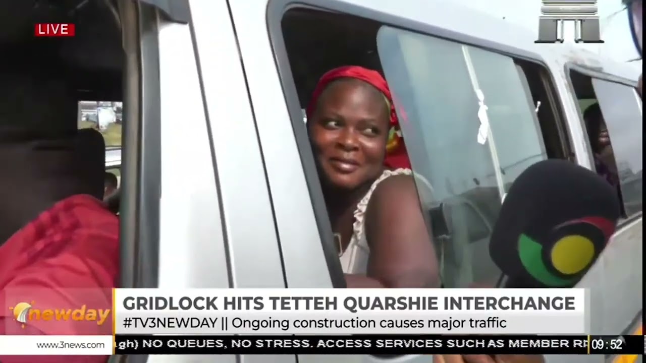 Road Diversions Cause Massive Traffic at Tetteh Quarshie