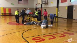 Mock drug overdose